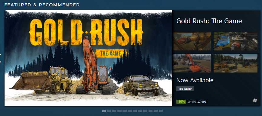 gold rush the game xbox one