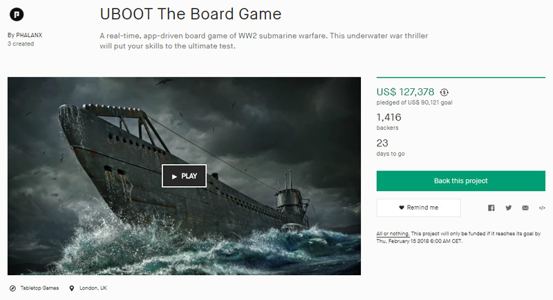 UBOOT The Board Game by PHALANX — Kickstarter